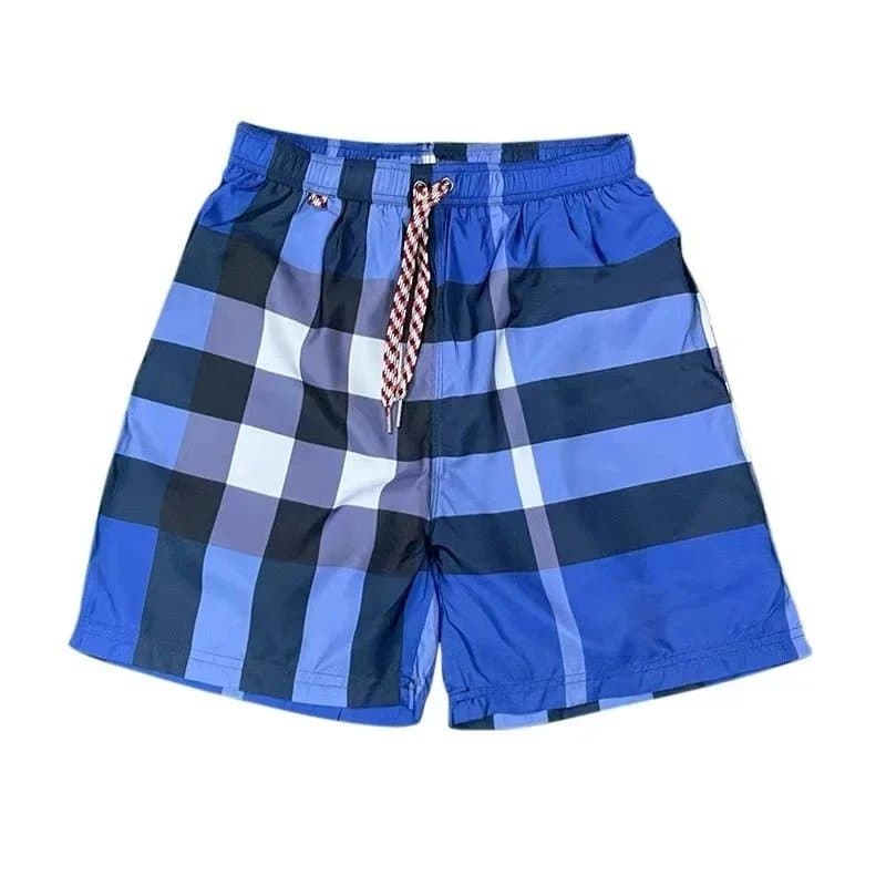Burberry Logo Patch Shorts Checkered B Patch — 18