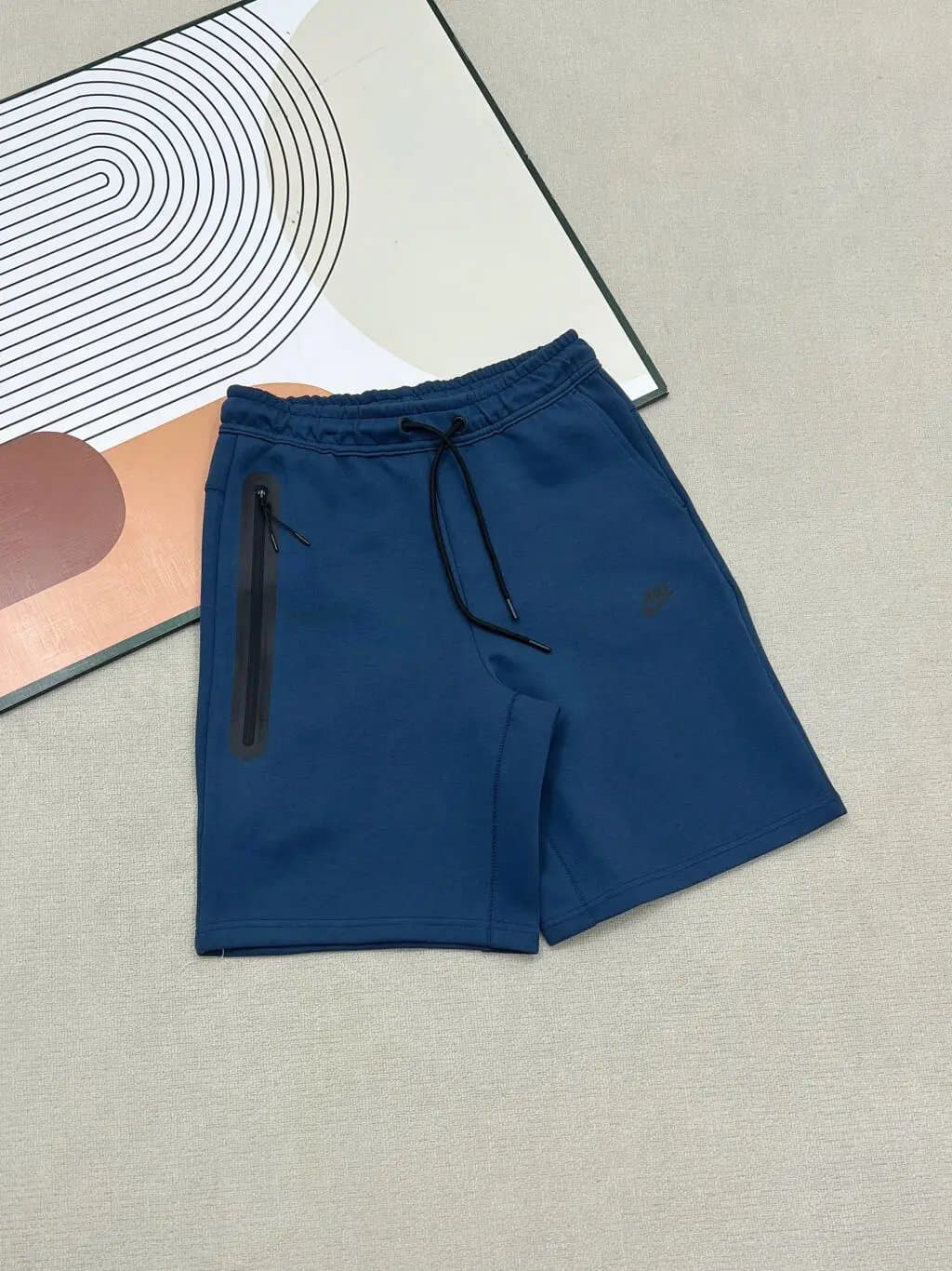 Nike Tech Fleece Shorts Olive — Nik-01-09