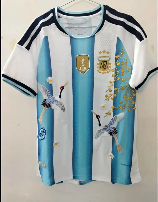 Adidas Argentina Home Jersey Crane Embroidery Edition