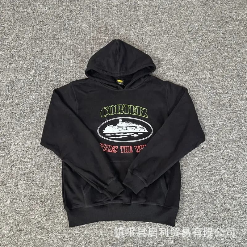 Palm Angels Half-Zip Windbreaker Two-Tone Logo — 927黑色