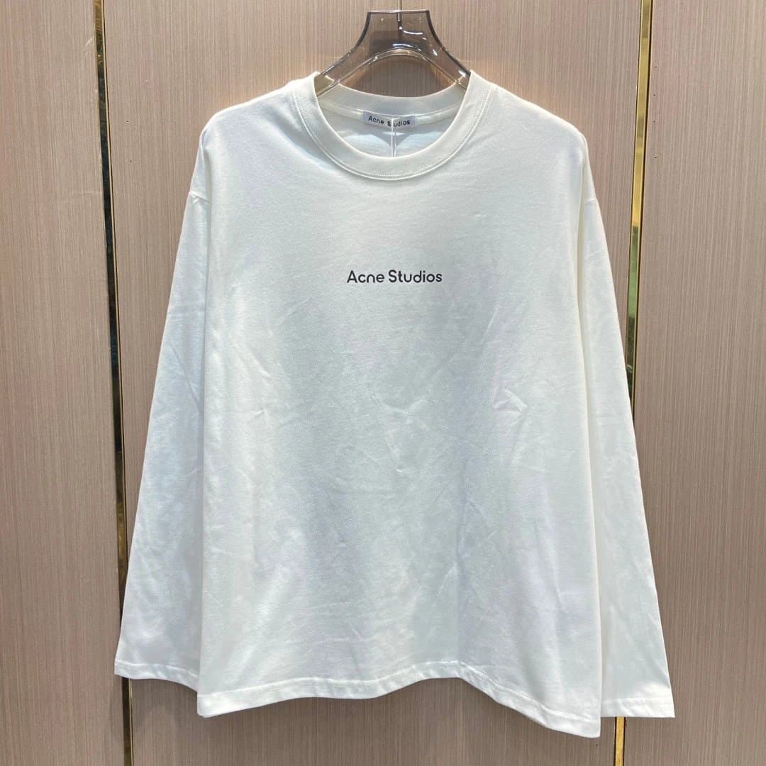 Long-Sleeve Tee Acne Studios Logo