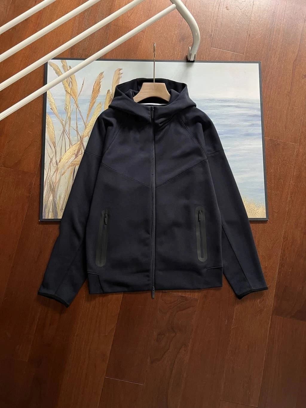 Nike Tech Fleece Hooded Jacket Black