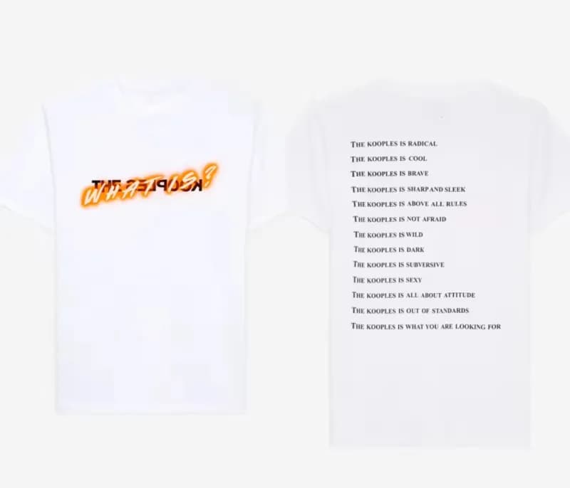 Kith Kooples Tee Flame Logo