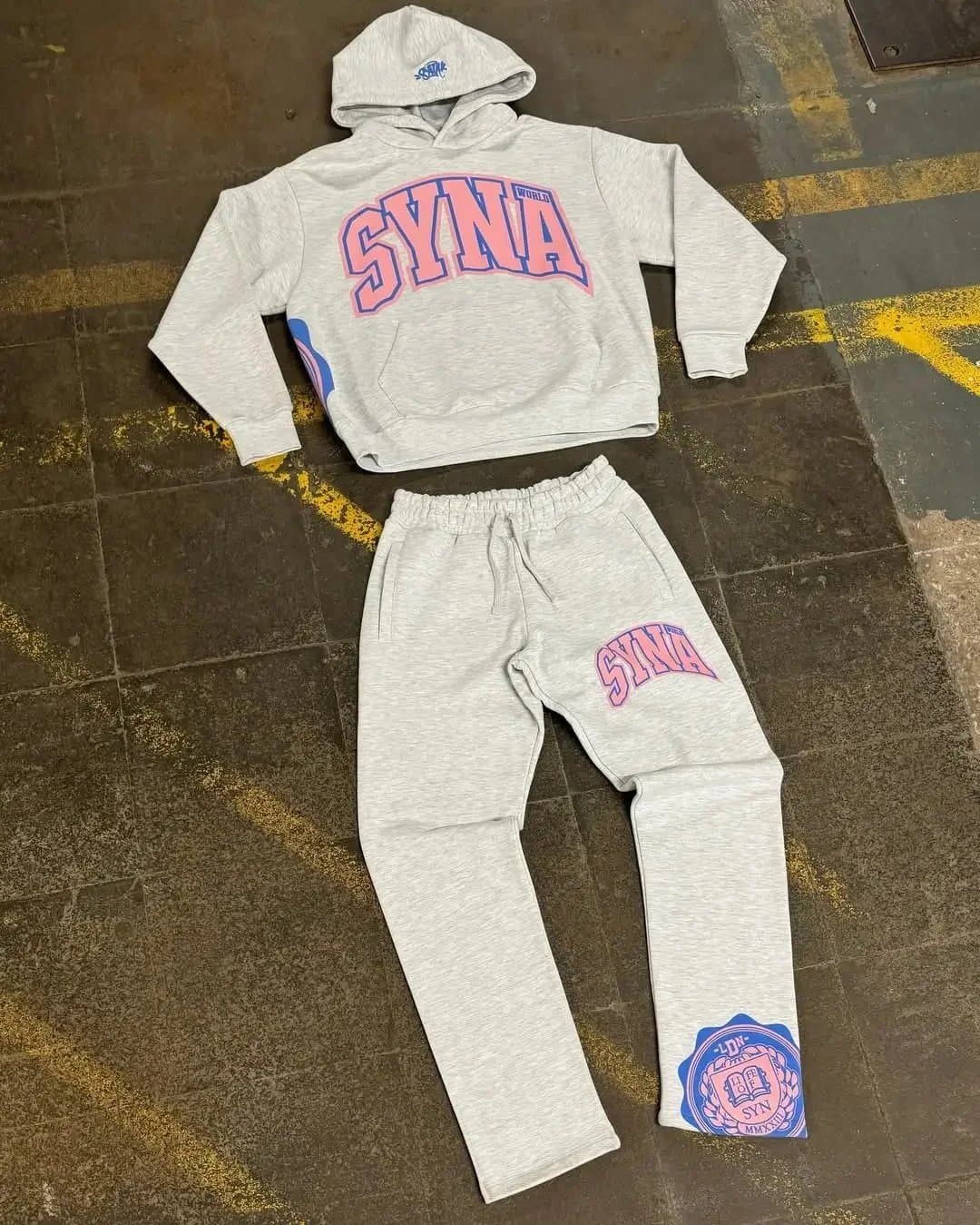 Syna World Hoodie and Joggers Set SYNA Arch Logo — 4