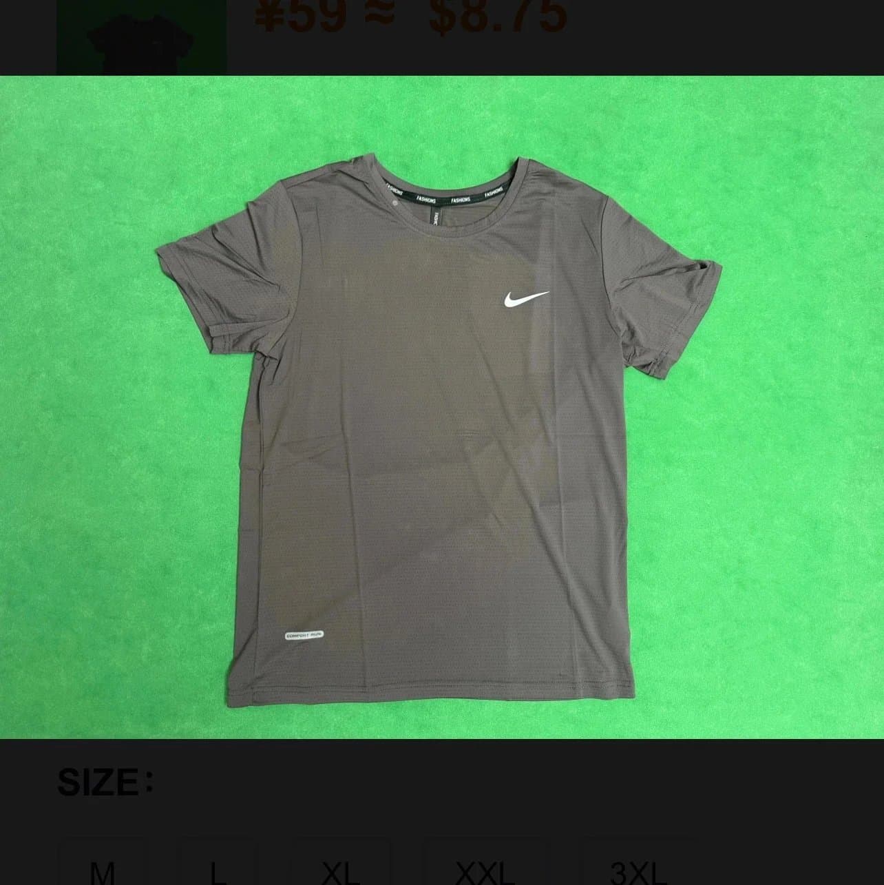 Nike Dri-FIT Run Tee Carbon Heather