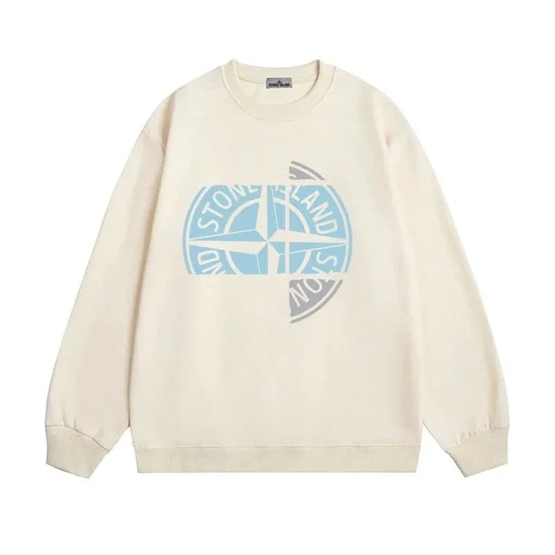 Stone Island Crewneck Sweatshirt Compass Patch — 24