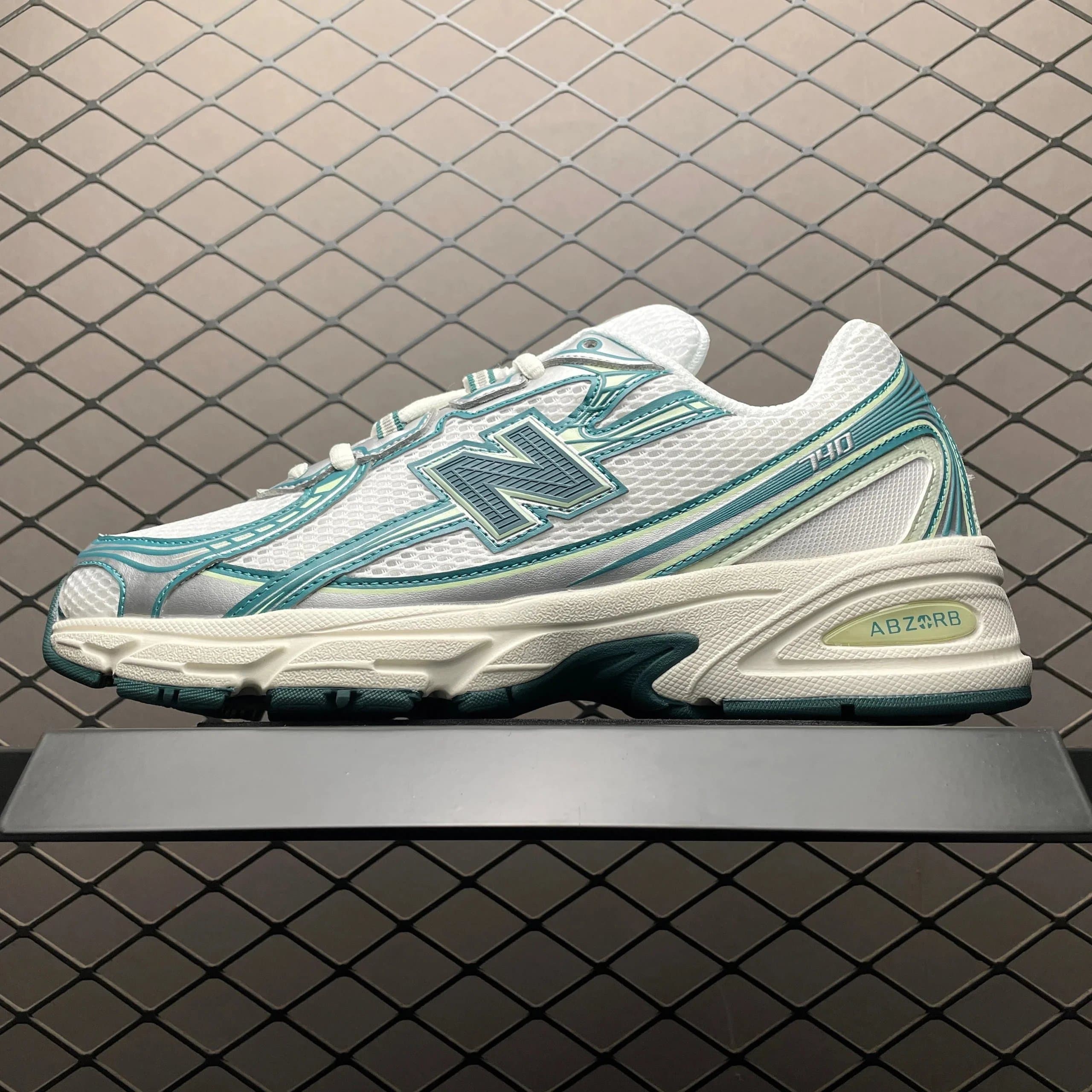 New Balance 740 Teal and White