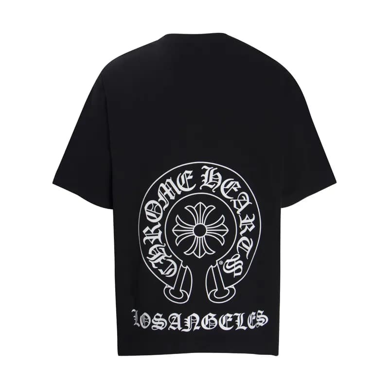 Chrome Hearts Graphic Tee Cross & Hearts Print — 6003黑