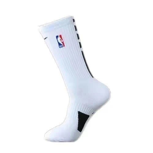 NBA Logo Sock White/Red — 白黑【刺绣标+独立包装】