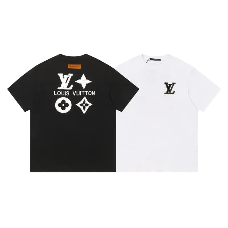 Louis Vuitton T-Shirt Brushstroke Logo — 667黑