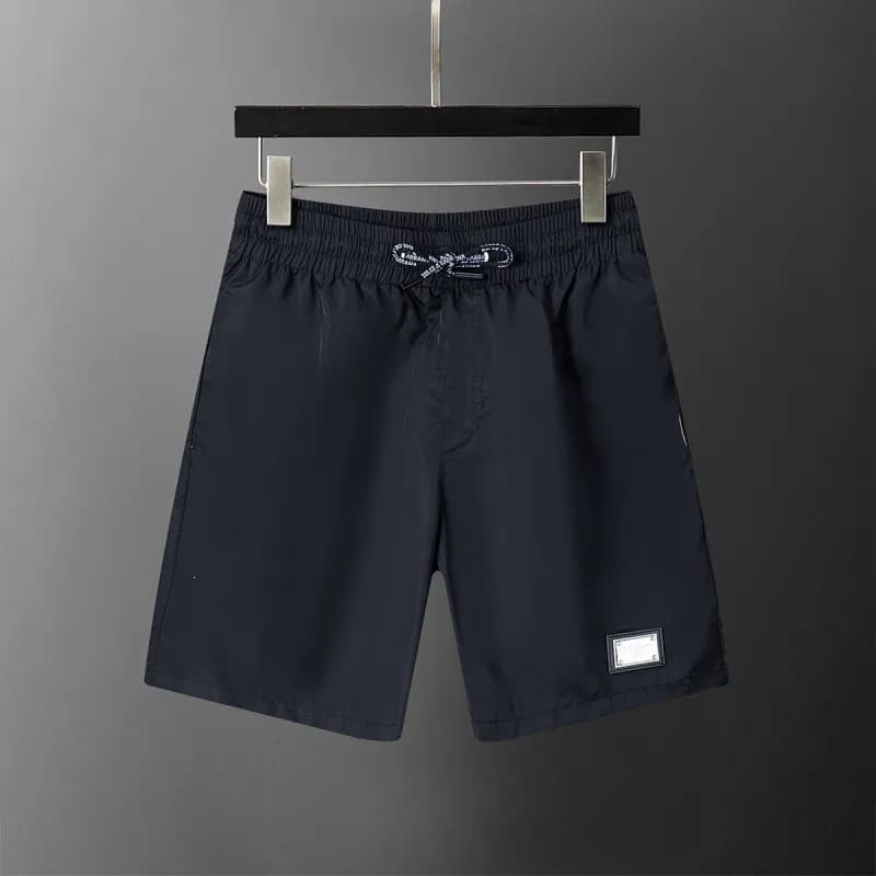 Dolce & Gabbana Logo-Embroidered Shorts Navy