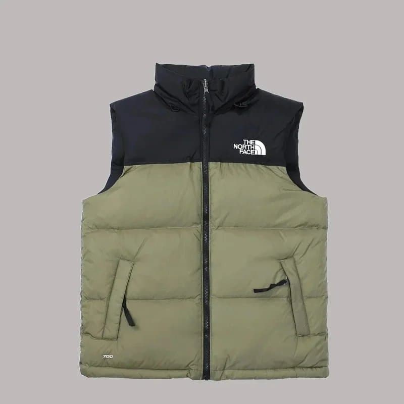 The North Face Nuptse Vest Olive Green/Black