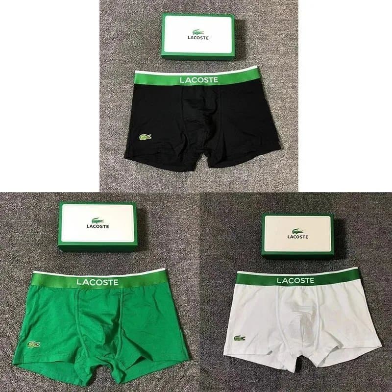 Kenzo Boxer Brief Tiger Logo — Lacoste 黑+绿+白