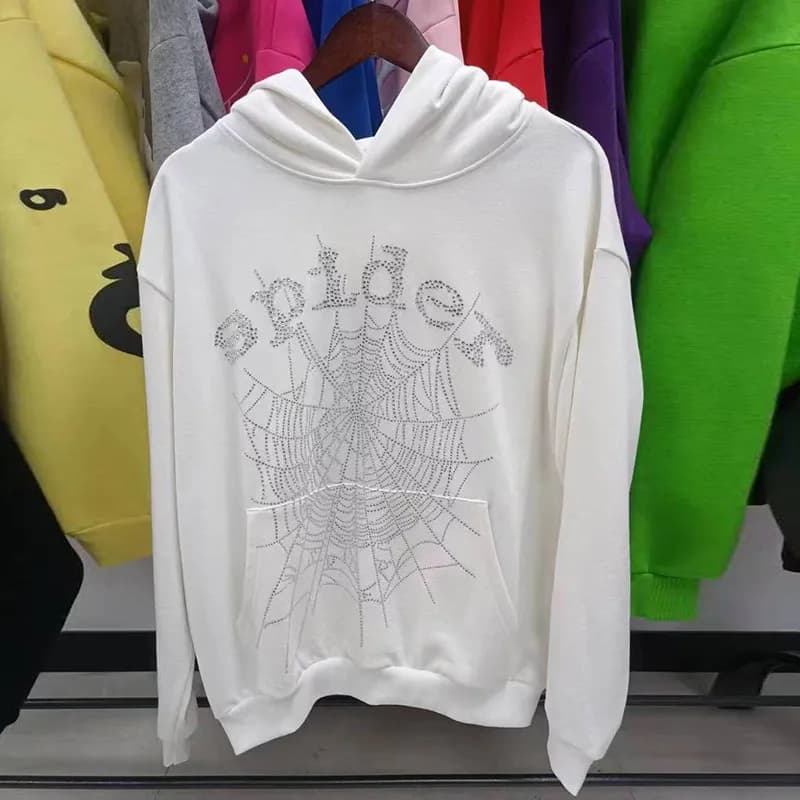 Sp5der Hoodie Spider Web — 175 白色