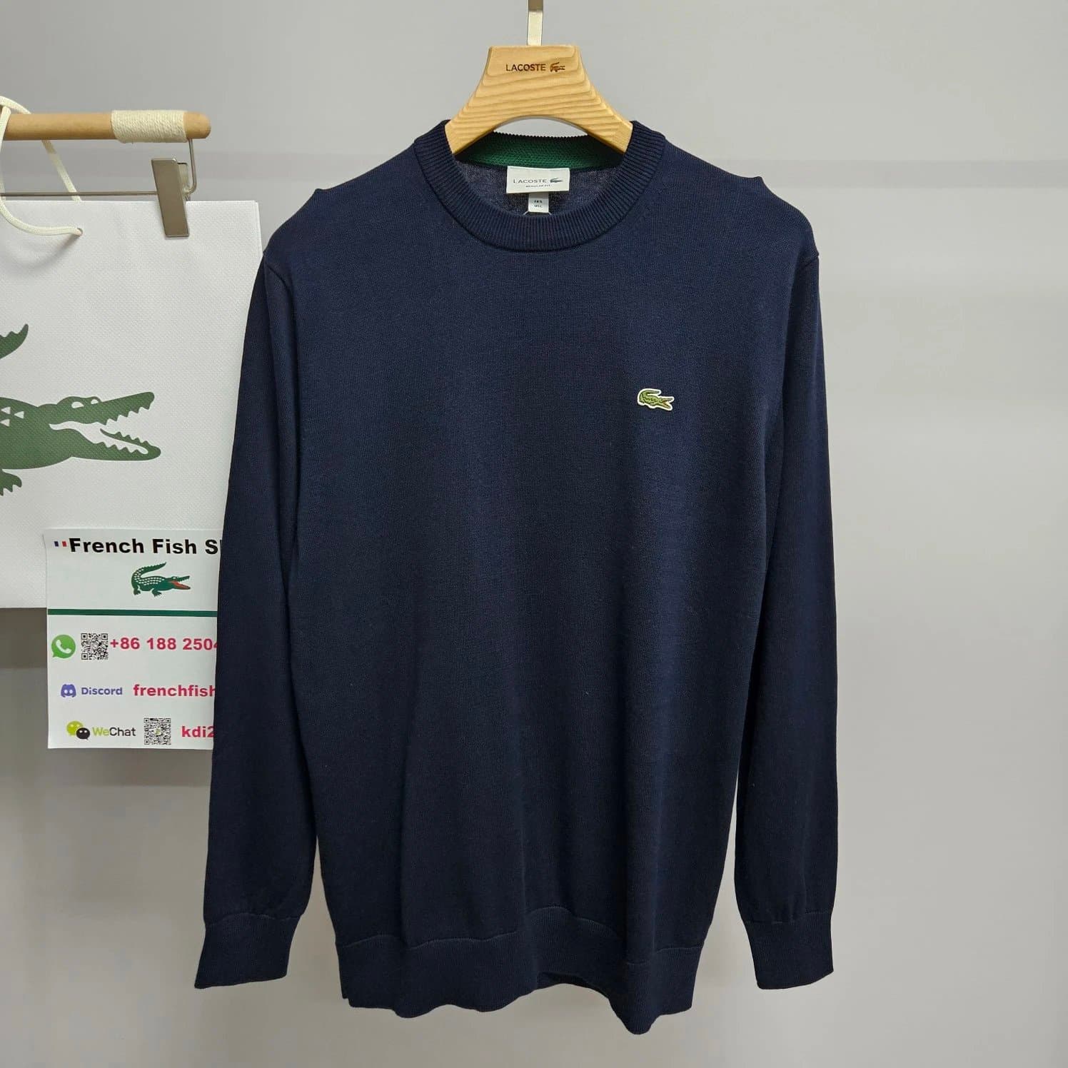 Lacoste Crewneck Sweater Classic Croc Logo