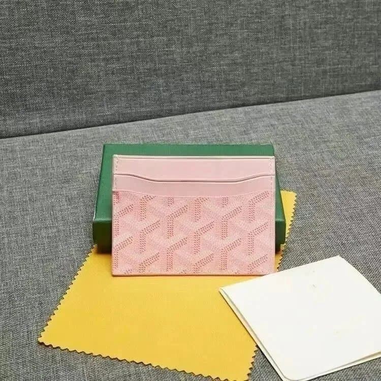 Goyard Card Holder Chevron Pattern — DD050185007