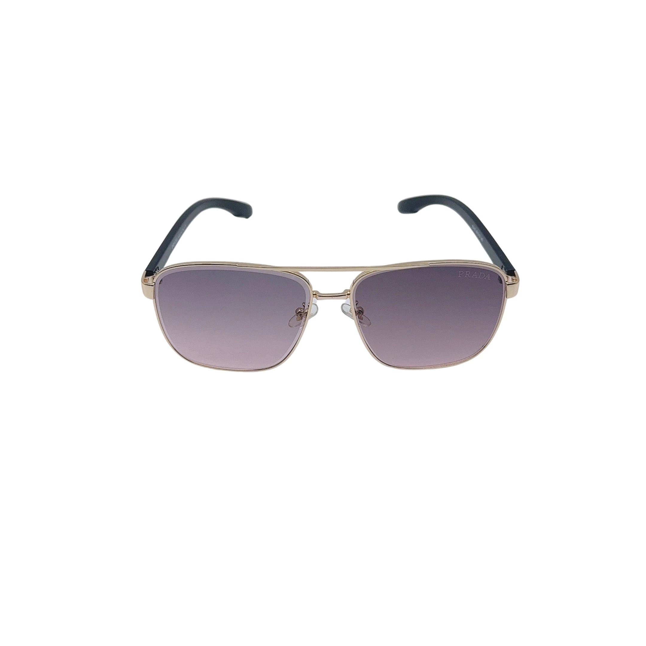 Prada Aviator Sunglasses Gradient Lens — 粉色片