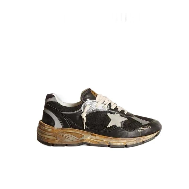 Golden Goose Super-Star Distressed Black with Star