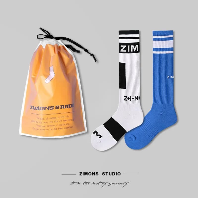 Crew Socks ZIM Logo Stripe