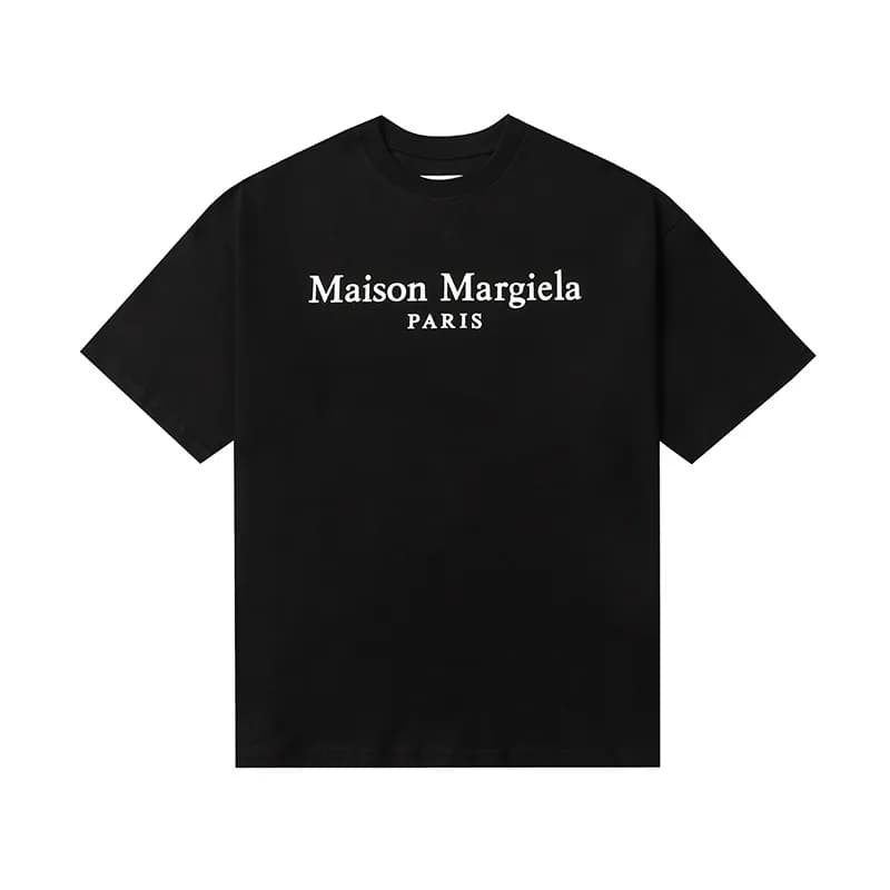 Comme des Garçons Button-Up Shirt Label Print — 823黑