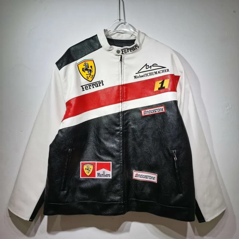 Racing Jacket Ninja Team Edition — MJ23#--白色