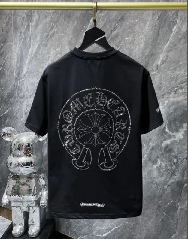 Chrome Hearts Cross Logo Tee Five Crosses — 8723 black