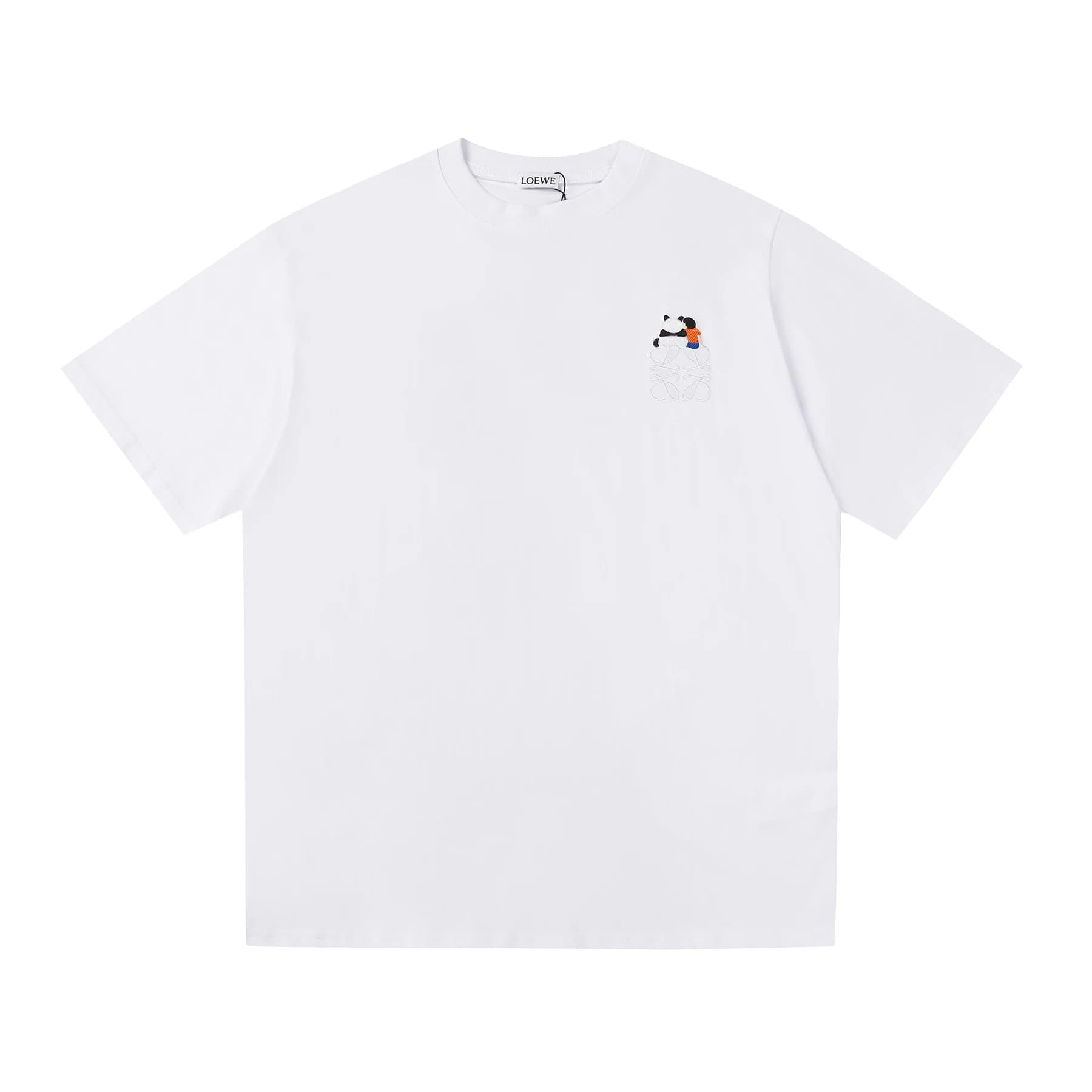 Loewe Panda T-Shirt Embroidered Panda