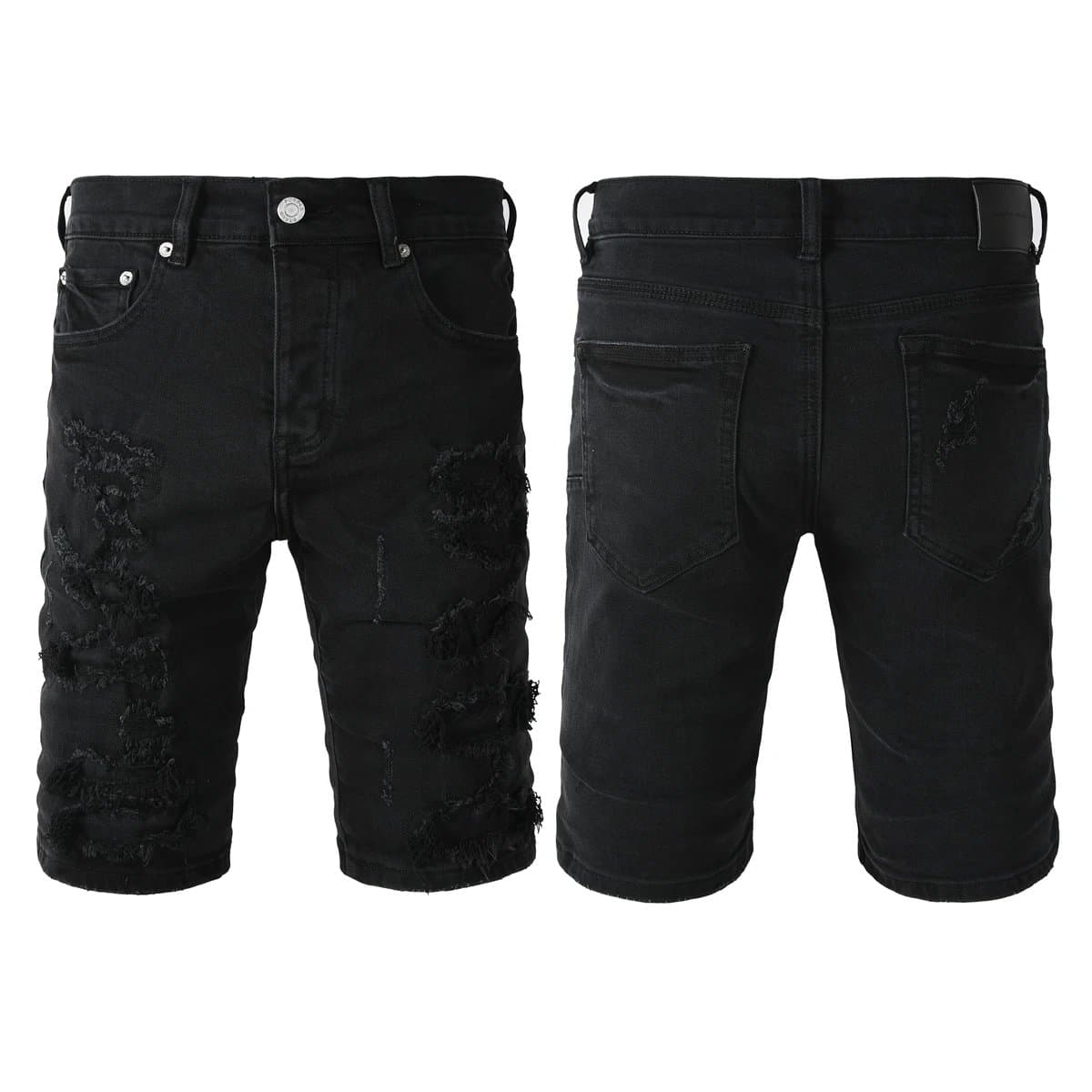 Levi's Distressed Denim Shorts Paint Splatter — PB114