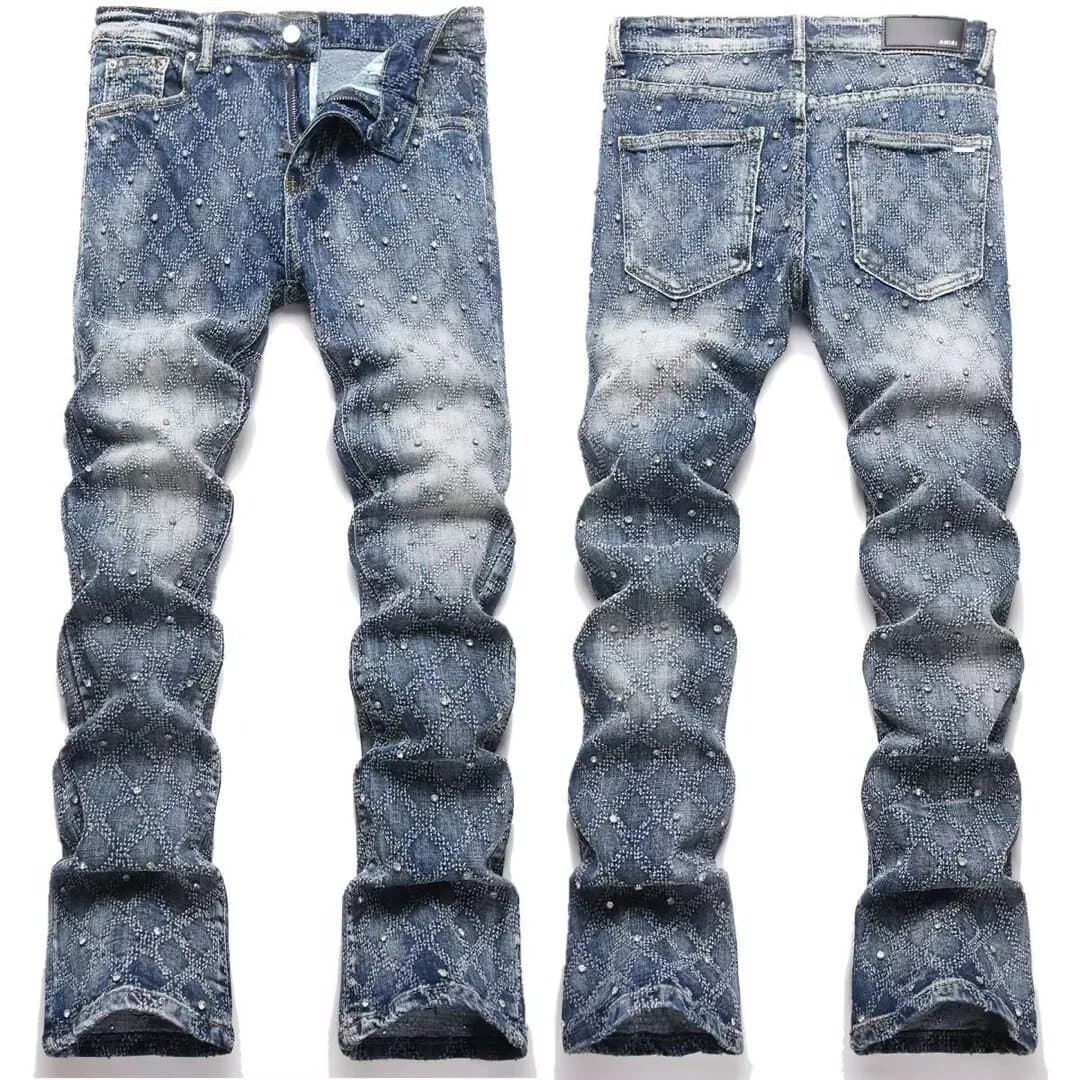Levi's 501 Jeans Distressed Paint-Splatter — K46