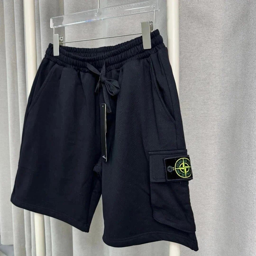 Stone Island Cargo Shorts with Compass Patch