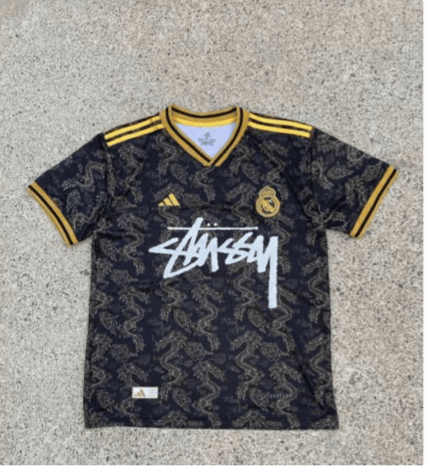 Adidas Real Madrid x Stüssy Jersey Dragon Print