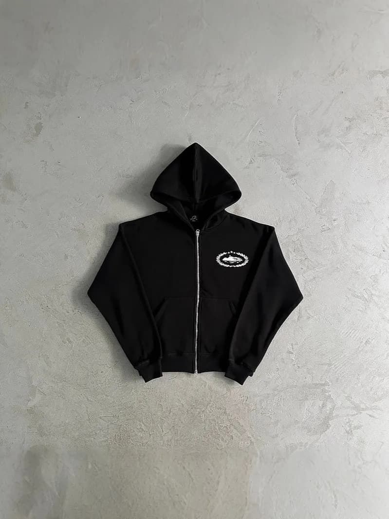Gallery Dept. Zip-Up Hoodie Wreath Logo