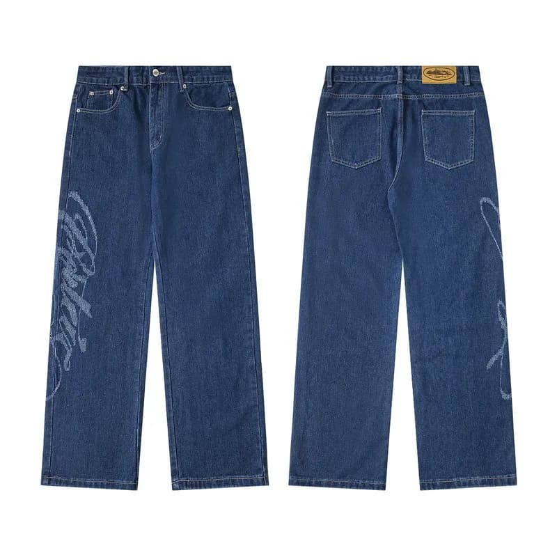 Levi's Straight Leg Jeans Script Print
