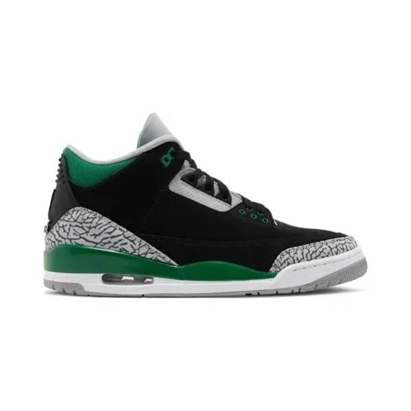Air Jordan 3 True Red — 36-47.5 (Message Remarks Size) · PineGreen