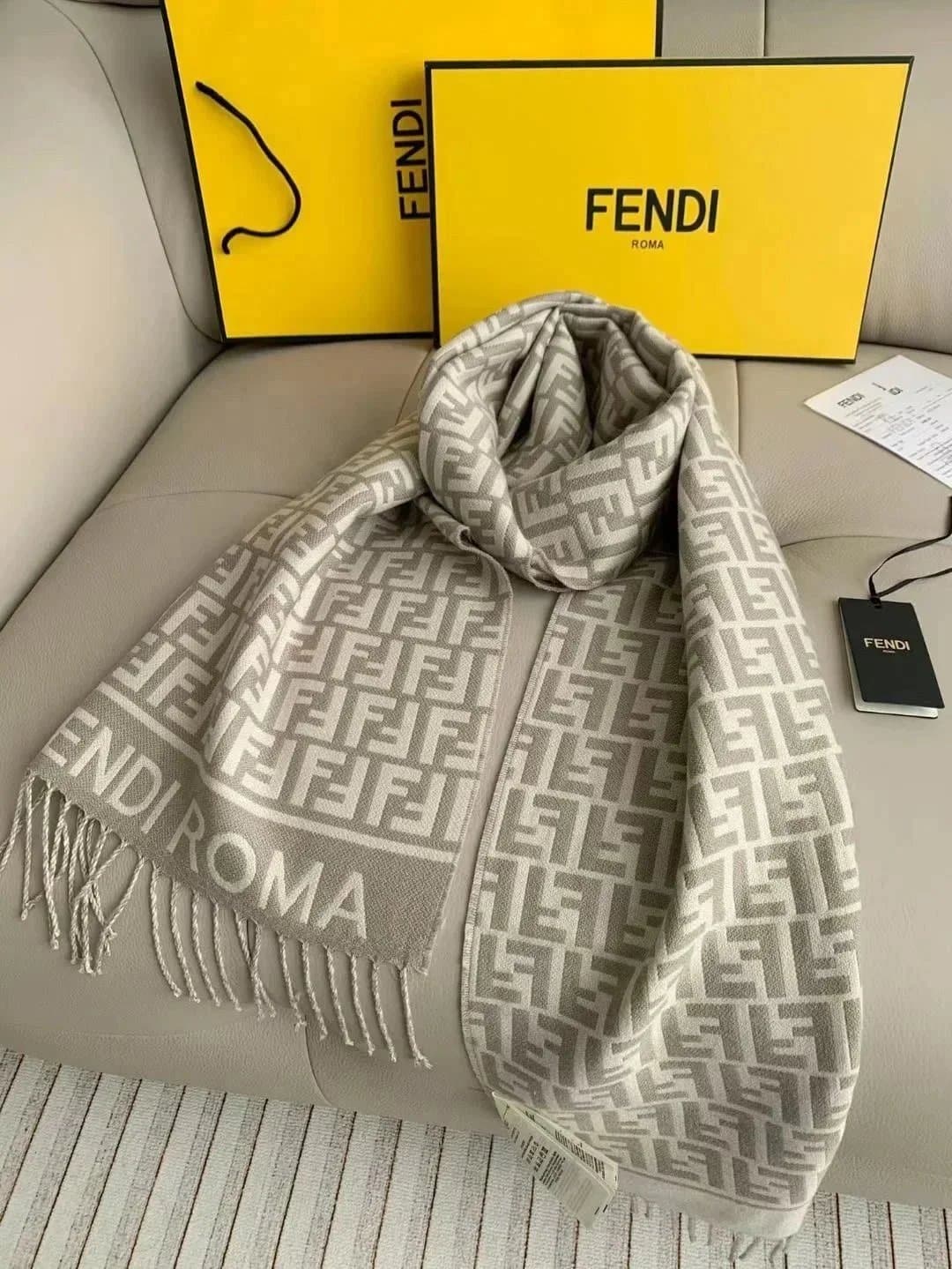 Hermès H Twill Scarf H Logo Check — 19
