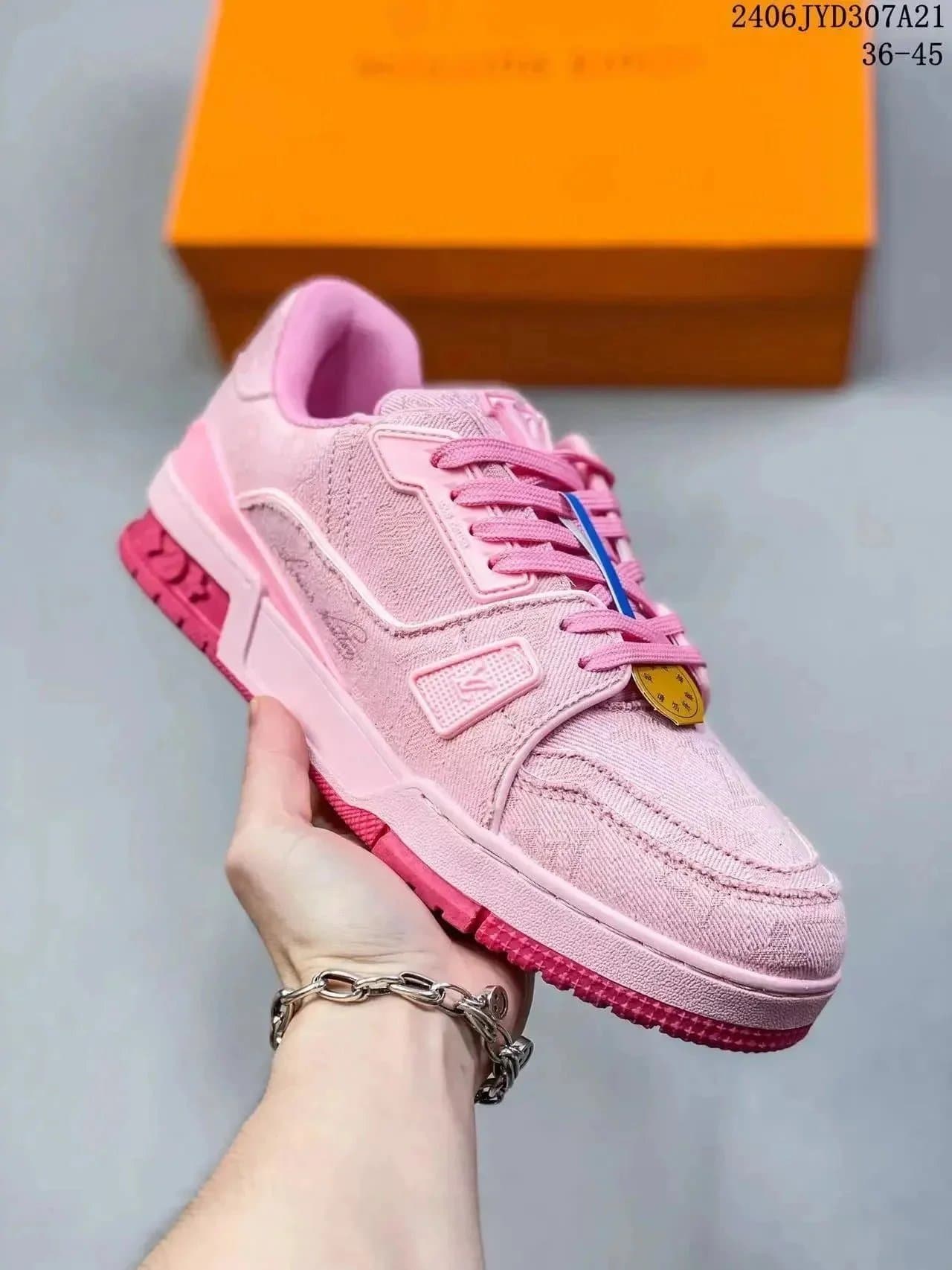 Louis Vuitton LV Trainer Monogram Leather — 25