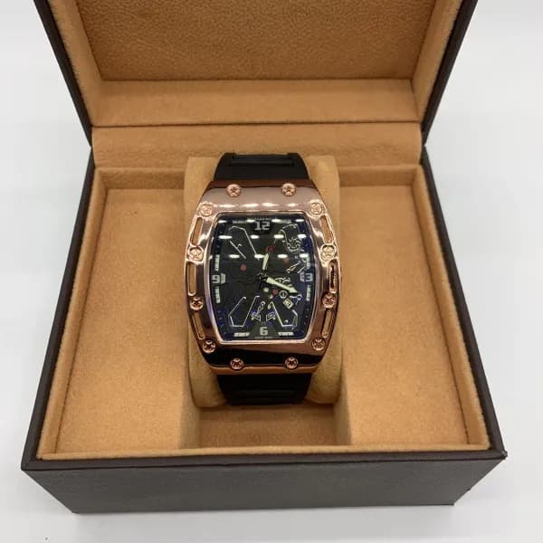 Richard Mille RM 011 Tonneau Case with Black Dial