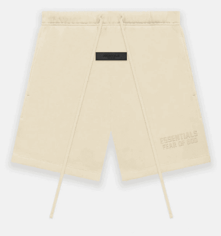 Fear of God Essentials Drawstring Shorts Essentials Logo — 蛋壳色（毛圈）