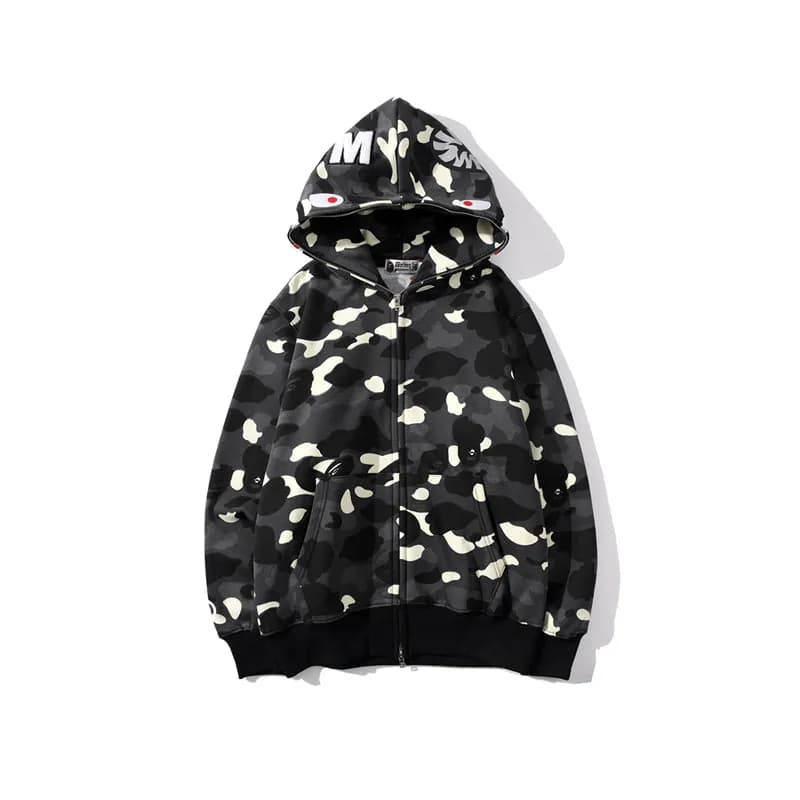 BAPE Full Zip Hoodie Camouflage