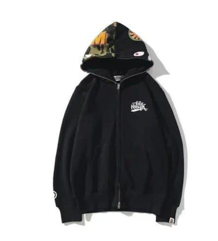 BAPE Shark Hoodie Multi Camo Patchwork — ALBB-19