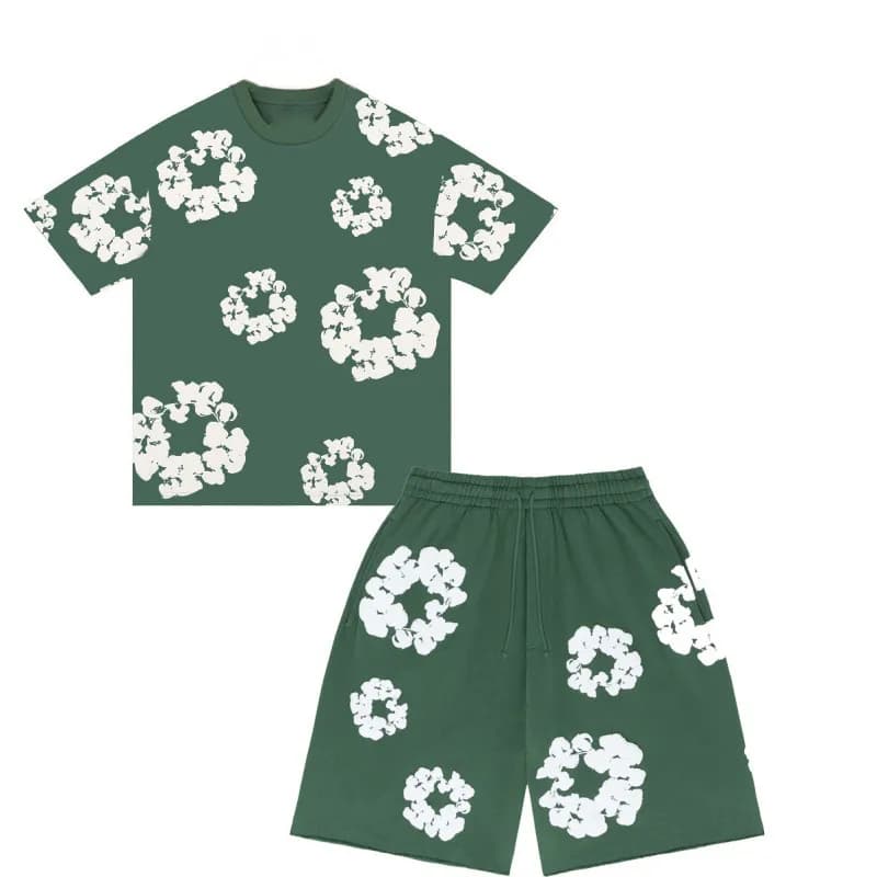 Balenciaga Floral Print Set Cloud Motif