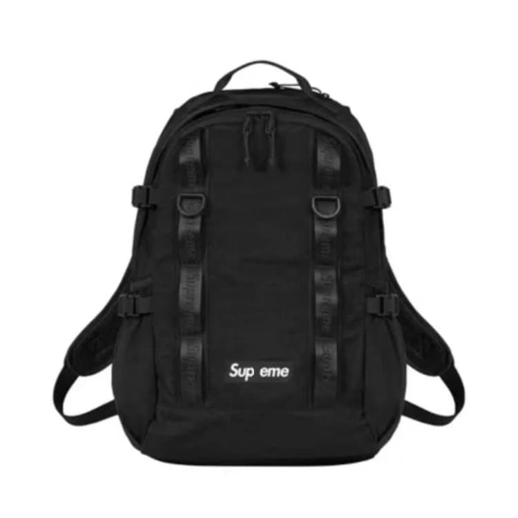 Supreme Backpack Logo Print — 黑色2