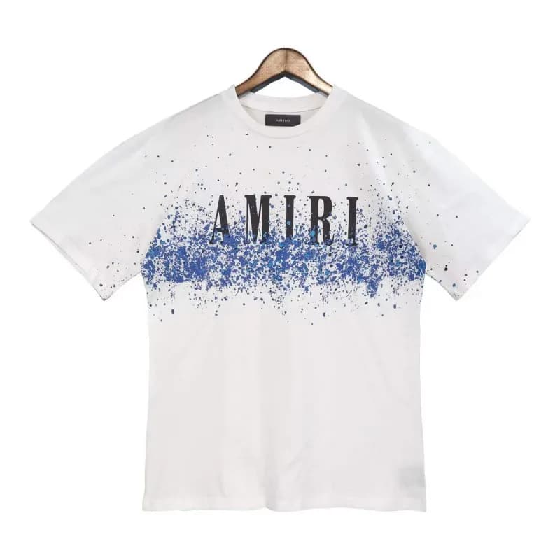 Amiri Graphic T-Shirt Splatter Logo