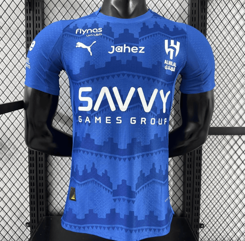 Adidas Training Jersey Circuit Print — 25-26 Player Al Hilal Saudi Home