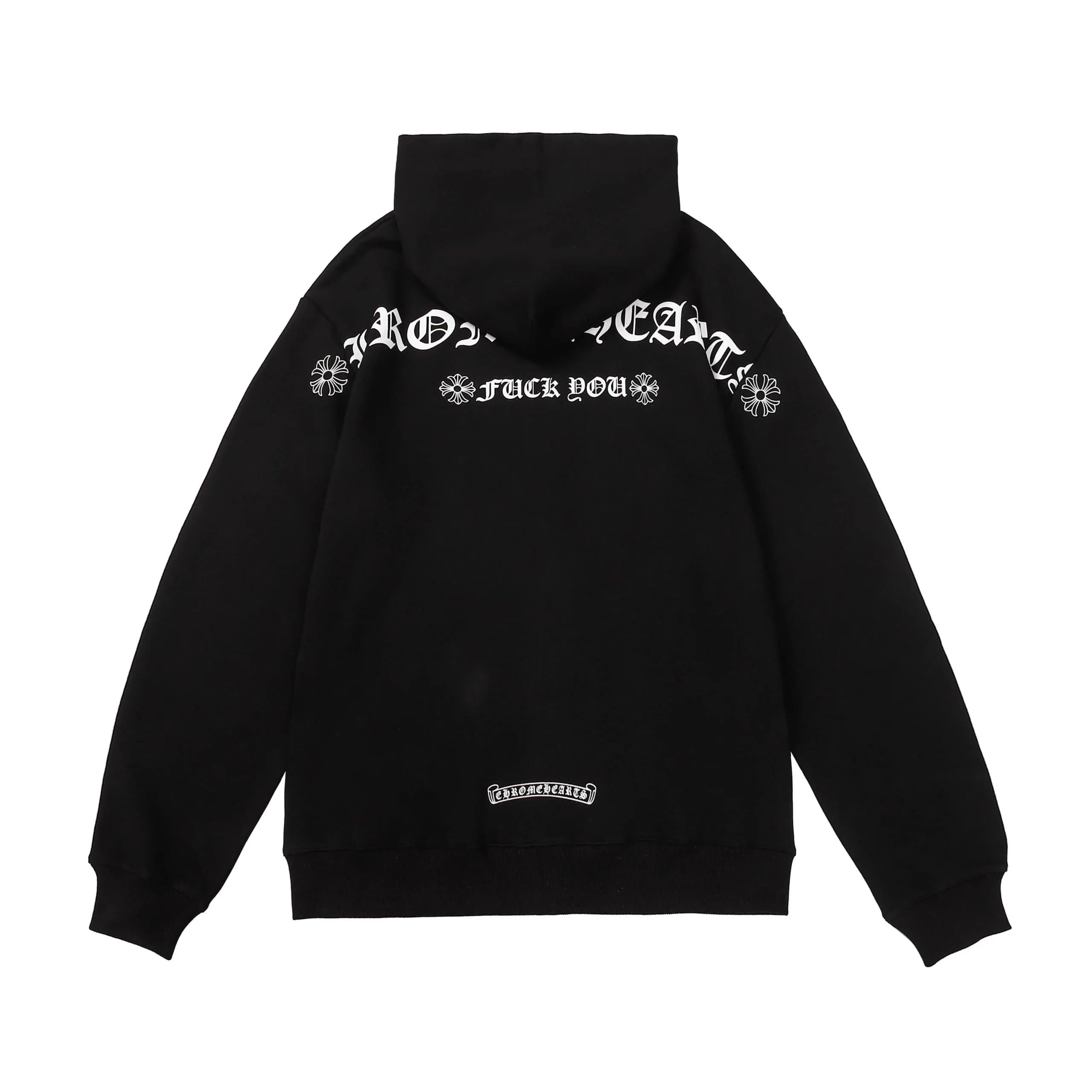 Chrome Hearts Hooded Sweatshirt F*CK YOU Graphic