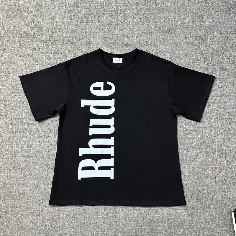 Logo T-Shirt Vertical Rhude Print
