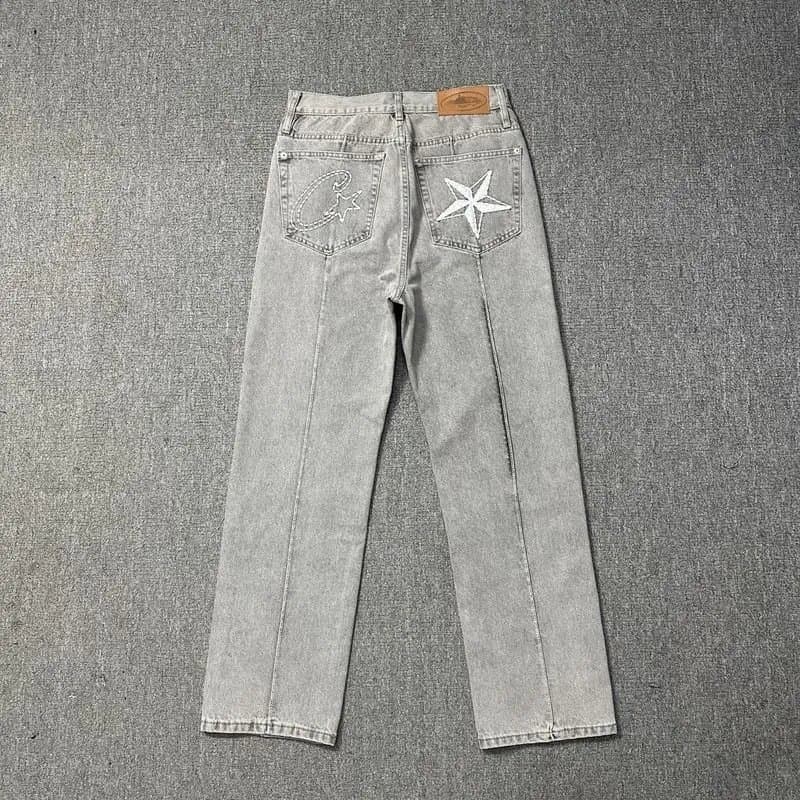 Carhartt WIP Straight Fit Jeans Star Embroidery