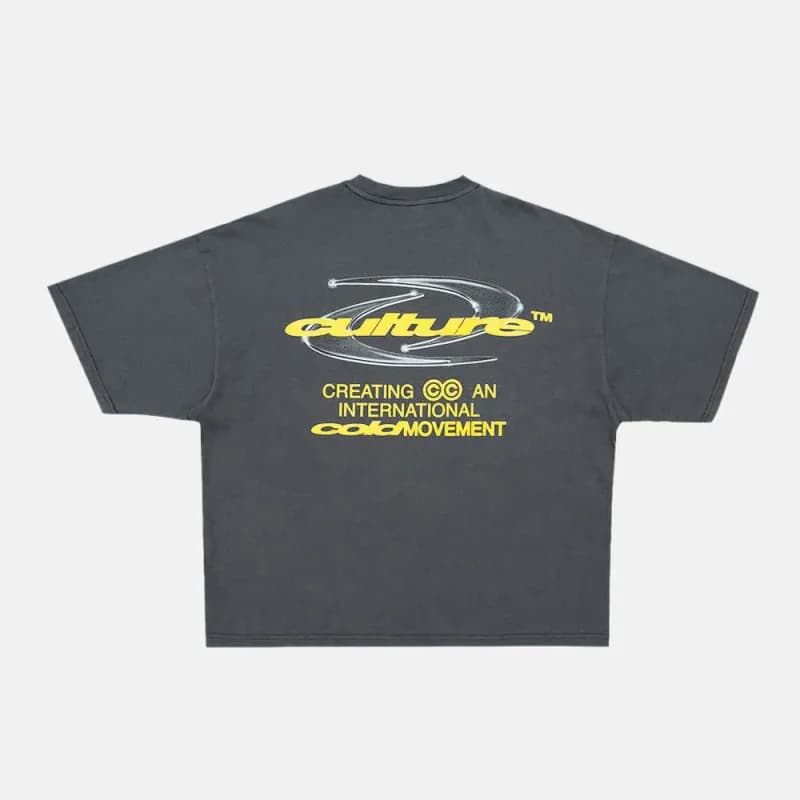 Broken Planet Graphic Tee Cold Movement Print