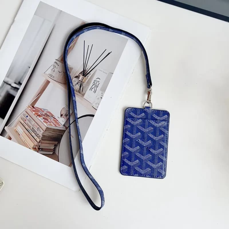 Goyard Cardholder Lanyard Goyardine Canvas