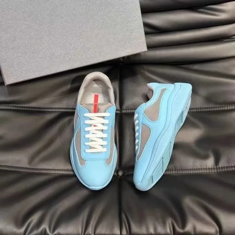 Prada Linea Rossa Sneaker Glossy Patent & Mesh — 24